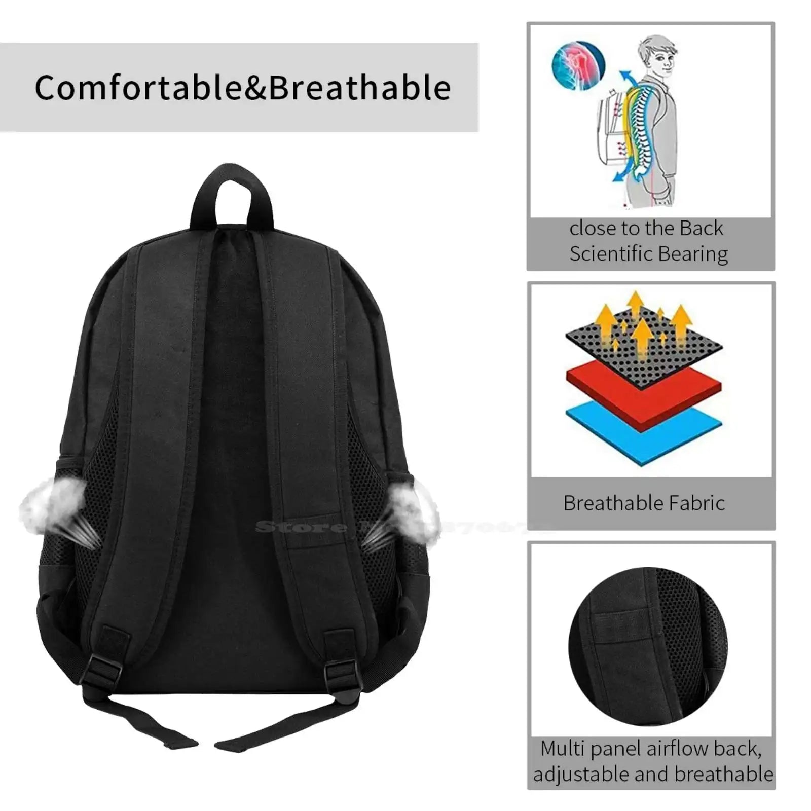 Sepuranedek Women Men Teens Laptop Travel School Bags S Motorcycles