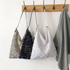 Sequin Handbag Shoulder Bags for Women Totes Female Shopping Bag
