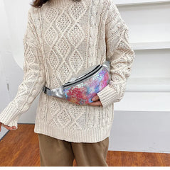 Sequin Waist Bag Glitter Fanny Pack Women`s Belt Bag