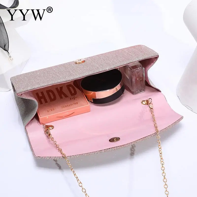 Sequin Evening Party Bag Diamonds Envelope Shoulder Handbag