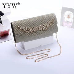 Sequin Evening Party Bag Diamonds Envelope Shoulder Handbag