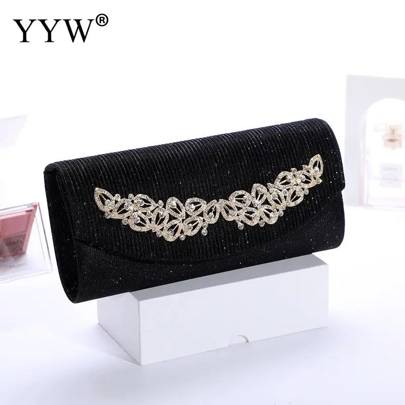 Sequin Evening Party Bag Diamonds Envelope Shoulder Handbag