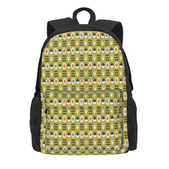 Sun Olive Backpack for Men and Women, Zipper Bag for Girls