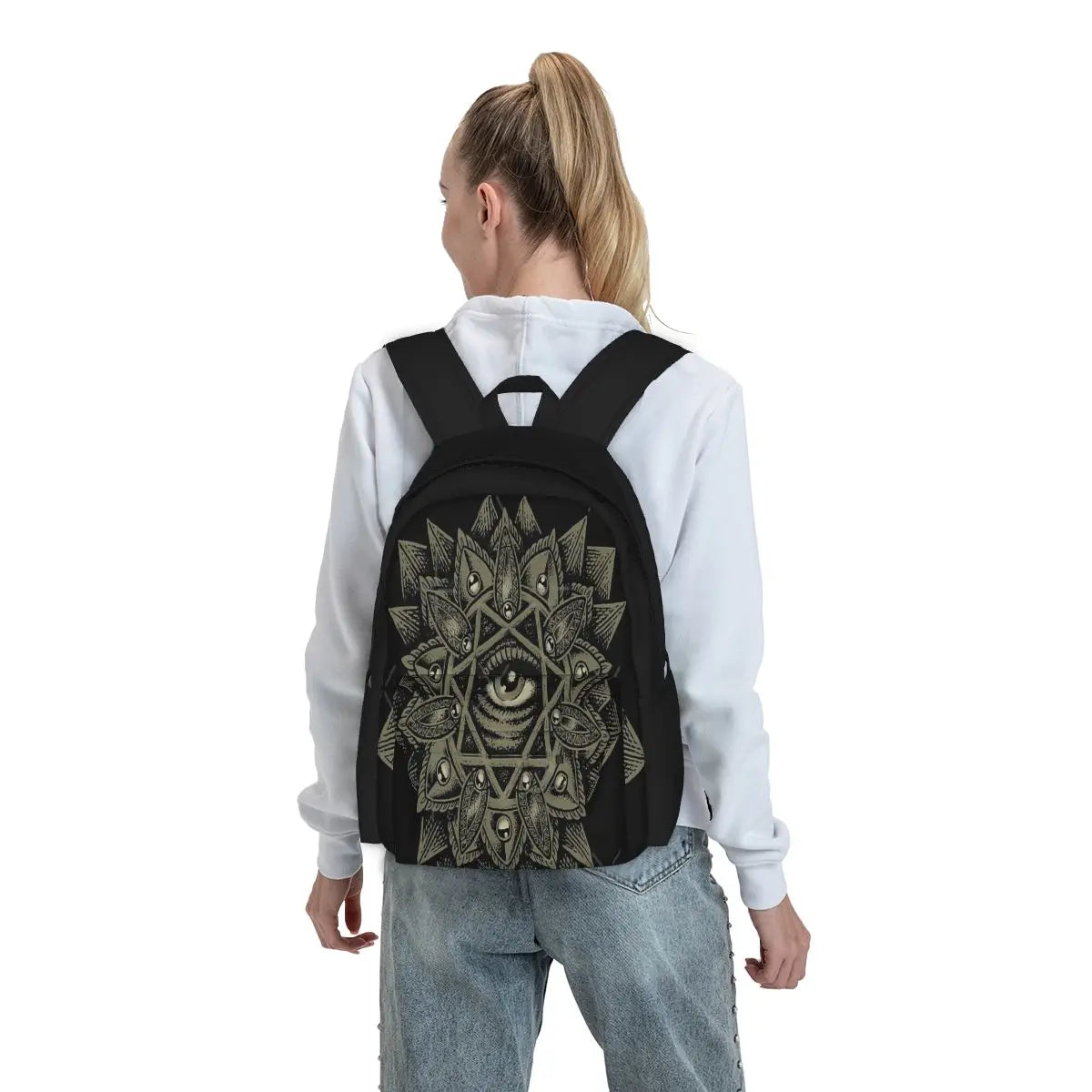 Seven Rays Eye Backpacks Men's Backpacks Bags For Women School Backpack