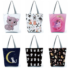 Shar Pei Print Shoulder Bag Dog Handbags Ladies Animal Casual Women's Bag