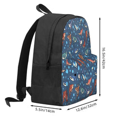 Sharks In The Dark Backpacks Men's Backpacks Bags For Women