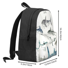 Sharks Landscape Format 2 Backpacks Men's Women's Kpop Kids Backpack
