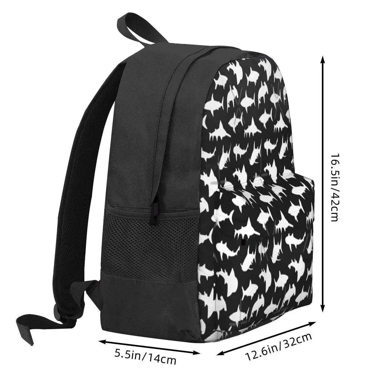 Sharks On Backpacks Men's and Women's Summer Backpack