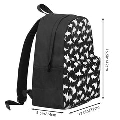 Sharks On Backpacks Men's and Women's Summer Backpack