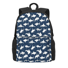 Navy Sharks Backpacks for Men Women