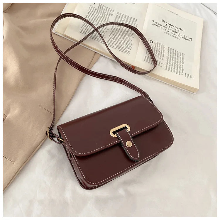 Shell Women Messenger Bags Women Crossbody Bags Small Square Leather