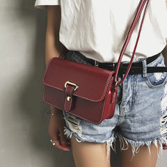 Shell Women Messenger Bags Crossbody Satchel Leather Mini Shoulder Bag