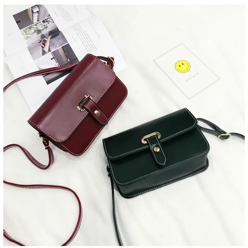 Shell Women Messenger Bags Crossbody Satchel Leather Mini Shoulder Bag