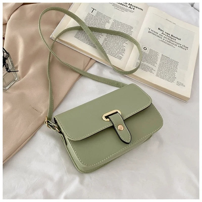 Shell Women Messenger Bags Women Crossbody Bags Small Square Leather