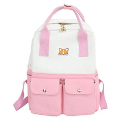 Shiba Inu Corgi Backpack Harajuku Hand Rucksack School Bag