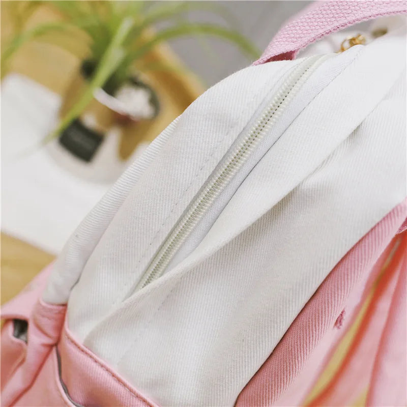 Shiba Inu Corgi Backpack Harajuku Hand Rucksack School Bag
