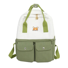 Shiba Inu Corgi Backpack Harajuku Hand Rucksack School Bag