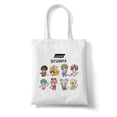 ATEEZ Kpop Hip Hop Hipster Print Shopping Bag Eco Canvas Tote Hand Bag