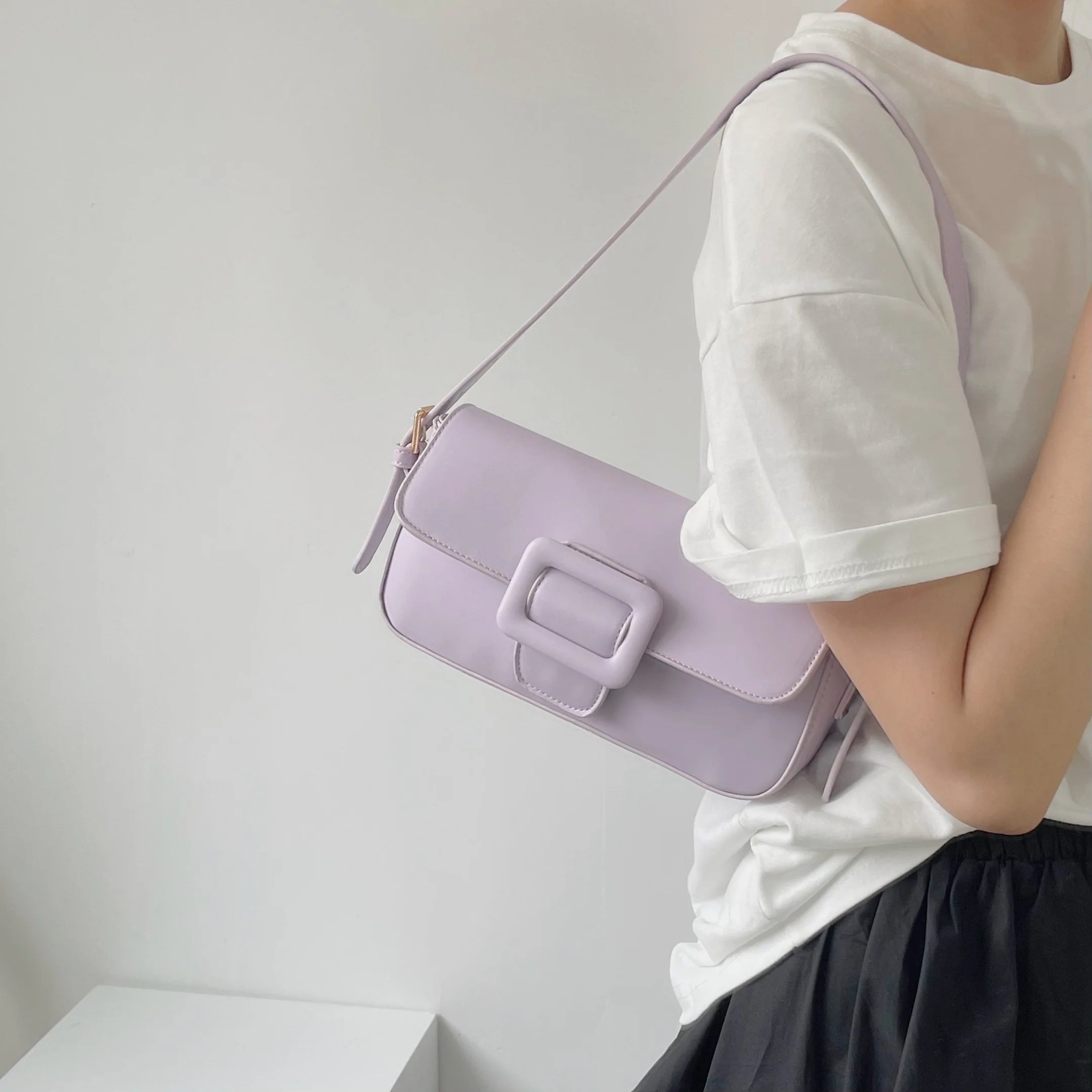 Short Handles Shoulder Bags for Women Ladies Handbags Clutch Purses