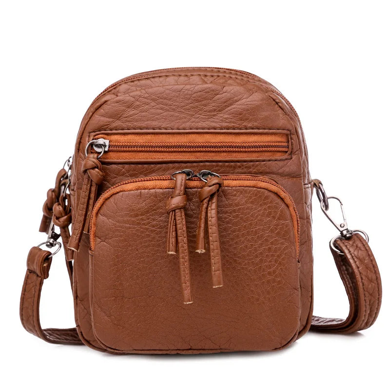 Vintage PU Shoulder Bag for Women