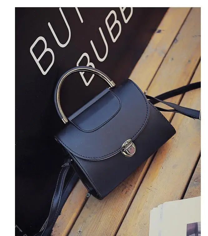 Shoulder Bag Ladies PU Leather Handbag Women Messenger Crossbody Small Bags Lock