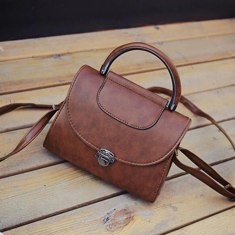 Shoulder Bag Ladies PU Leather Handbag Women Messenger Crossbody Small Bags Lock