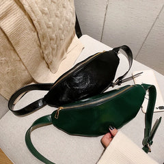 Unisex PU Leather Messenger Bag Travel Versatile Package