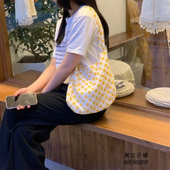 Floral Underarm Sweet Shoulder Bag for Women
