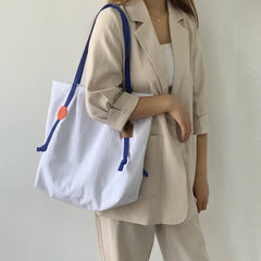 Nylon Waterproof Shoulder Bag Large Capacity Tote Handbag
