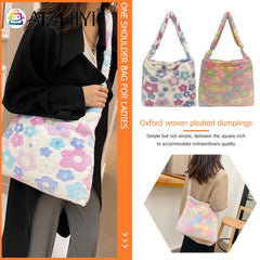 Floral Pattern Crossbody Shoulder Bag - Large Capacity Handbag