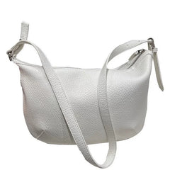 Women Solid Hobos Zipper PU Leather Crossbody Bag