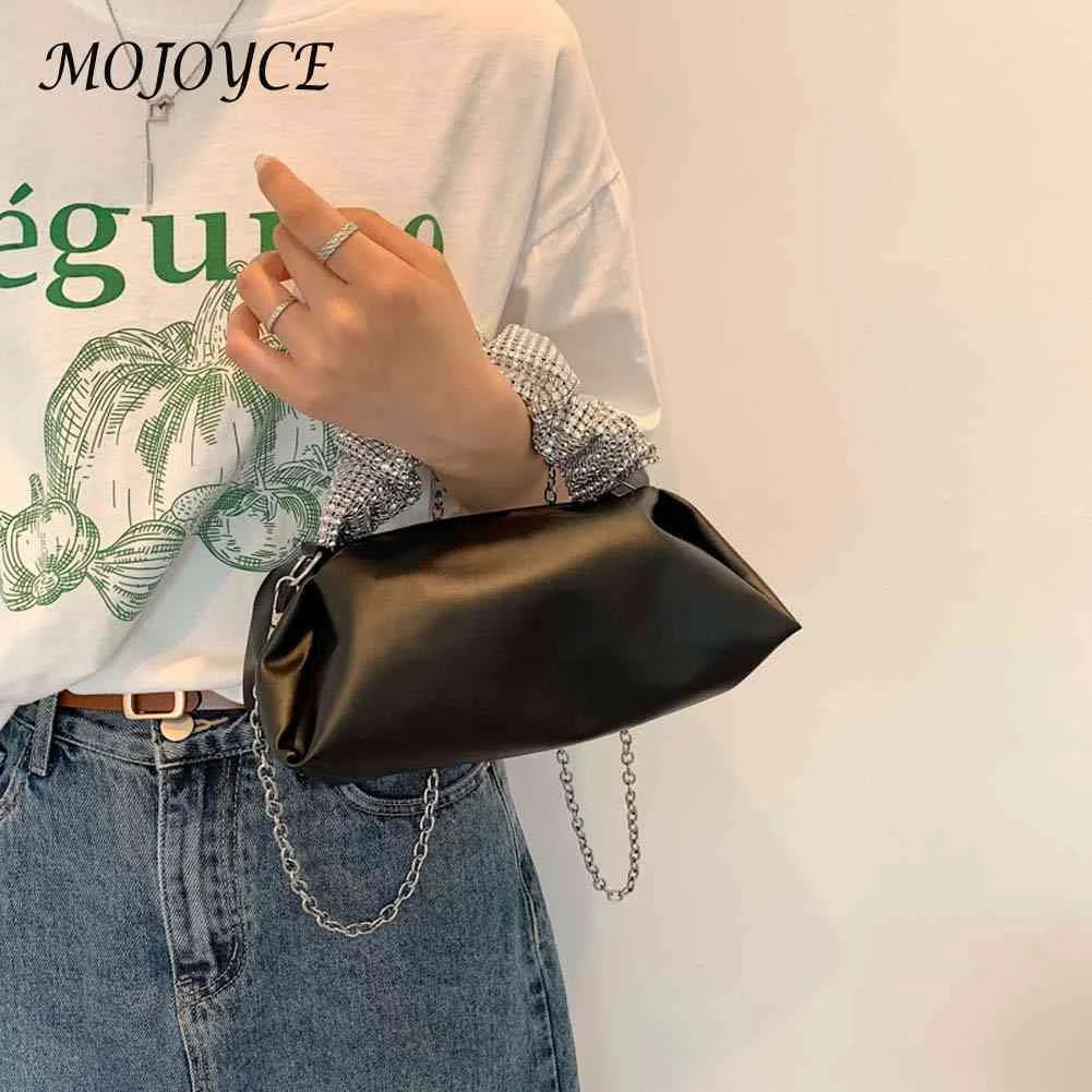 Leather Shoulder Small Tote Female Travel Underarm Top Handle Bag