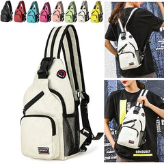 Waterproof Crossbody Shoulder Bag Chest Waist Fanny Pack for Women Men