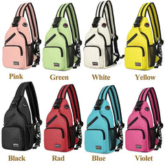 Waterproof Crossbody Shoulder Bag Chest Waist Fanny Pack for Women Men