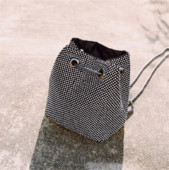 Satin Diamond Shoulder Handbag for Wedding Party