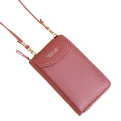 Shoulder Wallet Women Phone Wallet Purse Bag Handbag Long Wristlet Clutch