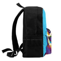 Siberian Husky Pop-Art Schoolbag Backpack Dog Lover