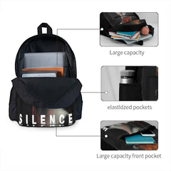 Silence Backpack for Men and Women - Manga Kids Backpack