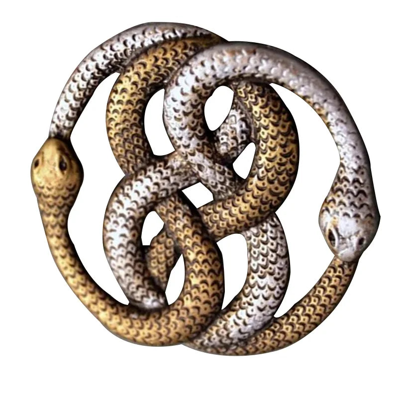 Auryn Snake Pendant Ouroboros Chain Necklace