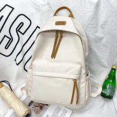 Unisex Harajuku Waterproof Travel Bag Solid Backpack