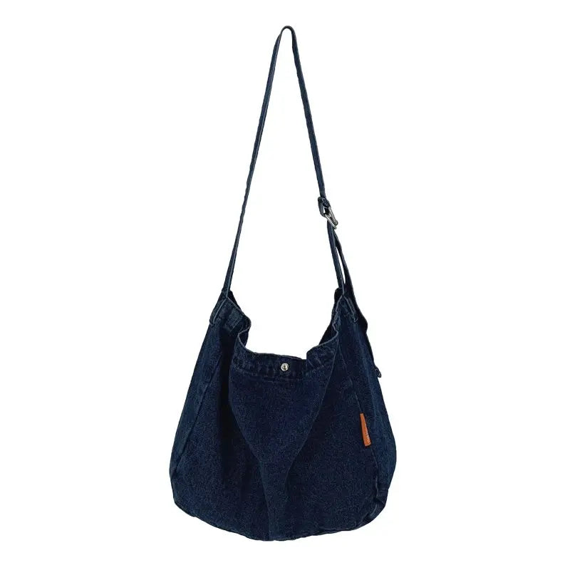 Denim Bag Female Students Shoulder Bag Large Capacity Crossbody Bag