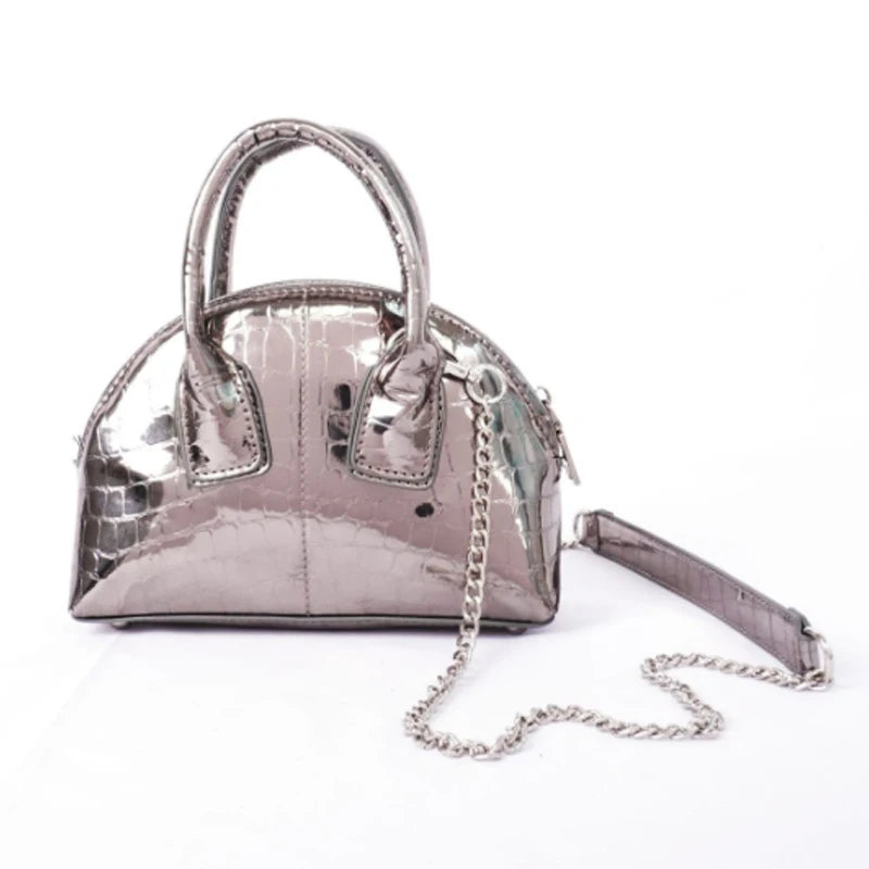 Patent Leather Women Handbag Chain Shell Bag Single Shoulder Messenger Bag