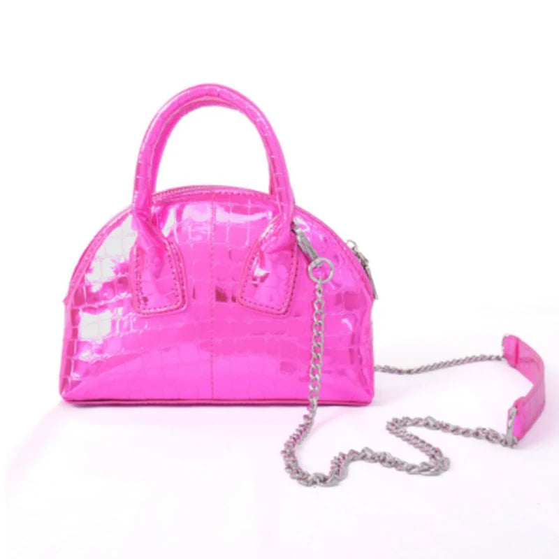 Patent Leather Women Handbag Chain Shell Bag Single Shoulder Messenger Bag
