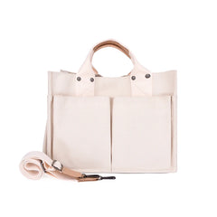 Large Canvas Handbag Vintage Tote Bag Female Portable Business Briefcase