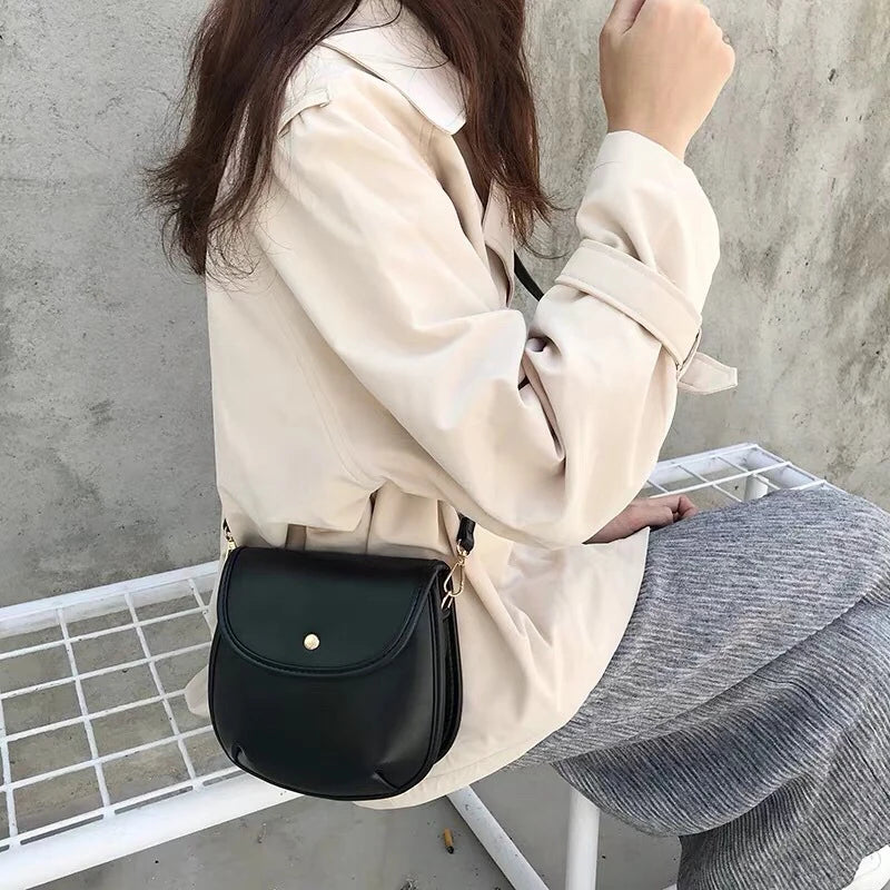 Women PU Leather Mini Shoulder Bag Crossbody Messenger Handbag