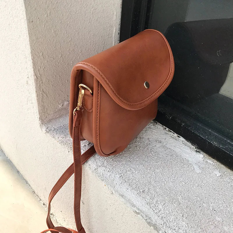 Women PU Leather Mini Shoulder Bag Crossbody Messenger Handbag