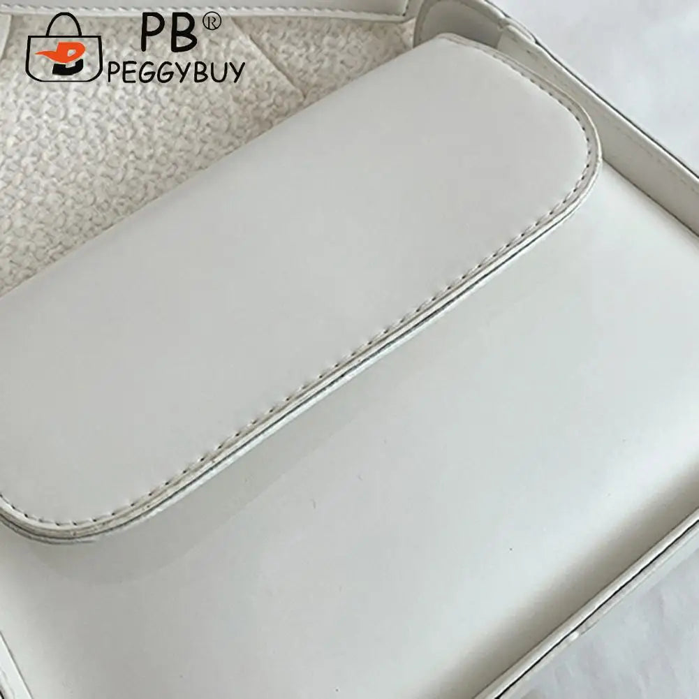Female Square Armpit Bags Small Pure Shopping Underarm Bag
