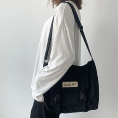 Japanese Messenger Bag Student Nylon Waterproof Canvas Bag Crossbody Bags