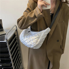 Quilted Top-handle Bag for Women Large Travel Satchel
