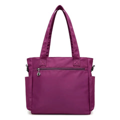 Large Capacity Waterproof Nylon Shoulder Bag for Women
